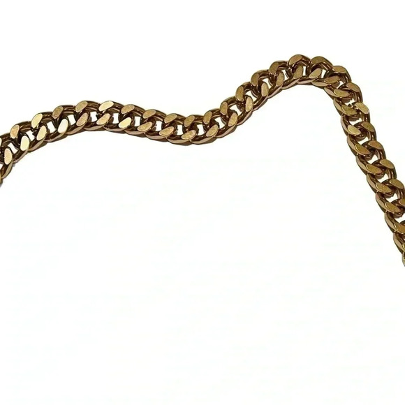 Kate Landry Red Patent Leather Purse Gold Chain Strap Preowned Great Condition - Picture 14 of 14